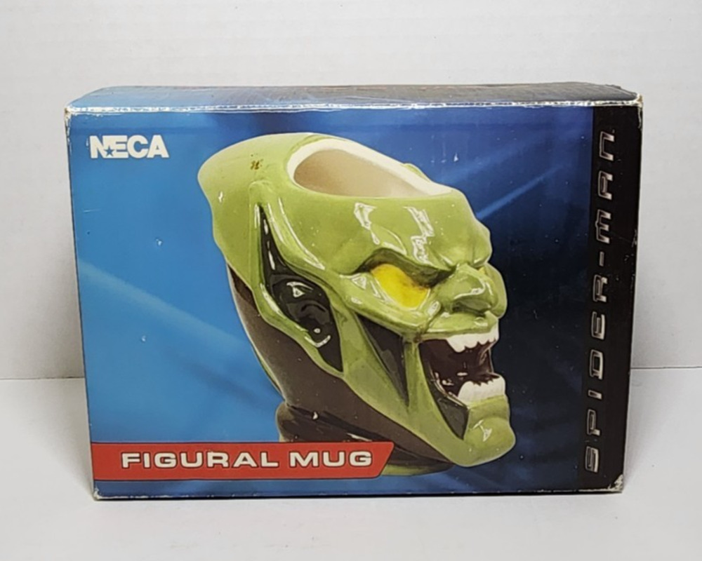NECA Spider-Man Figural Mug Green Goblin Marvel 2002 Movie Merchandise